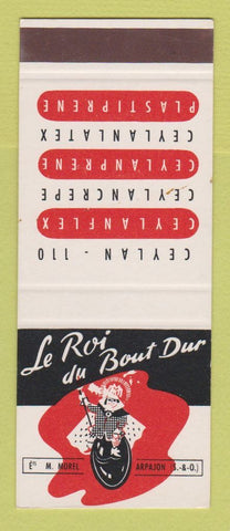 Matchbook Cover - Le Roi du Bout Dur Morel France Shoes SAMPLE