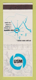 Matchbook Cover - USM Vous Apporte France Bourdeaux Cholet SAMPLE