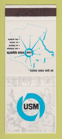 Matchbook Cover - USM Vous Apporte France Bourdeaux Cholet SAMPLE