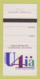 Matchbook Cover - U4ia Cleveland OH Private Club Euphoria  30 Strike