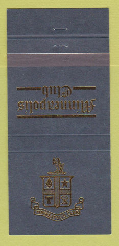 Matchbook Cover - Minneapolis Club MN  30 Strike
