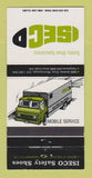 Matchbook Cover - ISECO Safety Shoes Mississauga ON 30 Strike
