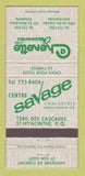 Matchbook Cover - Chenette Shoes St Hyacinthe QC Victoriaville  30 Strike