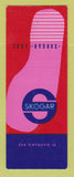 Matchbook Cover - Skogar Shoes Foreign SAMPLE