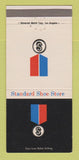 Matchbook Cover - Standard Shoe Store Inglewood Encino Long Beach CA 30 Strike