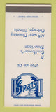Matchbook Cover - Spats Shoe Store Chicago IL SAMPLE 30 Strike