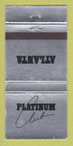 Matchbook Cover - Platinum Club Atlanta GA WEAR 30 Strike