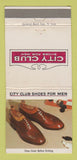 Matchbook Cover - City Club Men's Shoes Tucker's Roswell NM WEAR 30 Strike