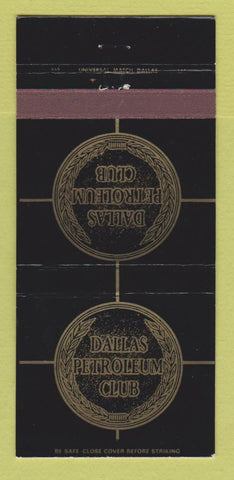 Matchbook Cover - Dallas Petroleum Club TX 30 Strike