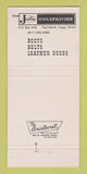 Matchbook Cover - Justin Cowboy Boots Western Clothes Cody WY 30 Strike