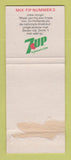 Matchbook Cover - 7Up Sode Amsterdam Netherlands