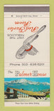 Matchbook Cover - Palmer House Red Garter Room Colorado Springs 30 Strike