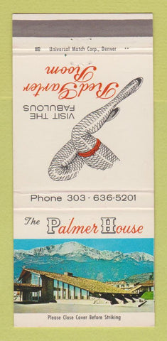 Matchbook Cover - Palmer House Red Garter Room Colorado Springs 30 Strike