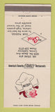 Matchbook Cover - Mr Steak Restaurant Covina CA 30 Strike