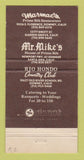Matchbook Cover - Marmac's Restaurant Downey Garden Grove CA 30 Strike