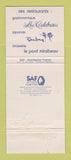 Matchbook Cover - Hotel Nikko Paris Francis Japan Airlines