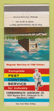 Matchbook Cover - Commonwealth Sanitation Pest Control Pittsburgh PA 30 Strike
