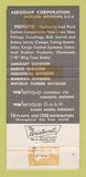 Matchbook Cover - Aeroquip Oilfield Motor Service Alice TX WEAR 30 Strike