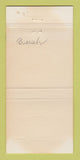 Matchbook Cover - The White House President of the United States 30 Strike