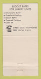 Matchbook Cover - San Leandro Islander Motel San Leandro CA 30 Strike