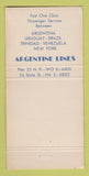 Matchbook Cover - M/N Rio de la Plata Argentina Empresa Lineas  WORN 30 Strike