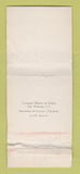 Matchbook Cover - 1962 Noveno Viaje De Instruccion Argentina WORN