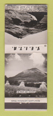 Matchbook Cover - Seita Photo Match Le Puy De Dome Col D'Eylac France
