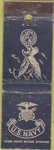 Matchbook Cover - US NAVY  military WEAR