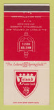 Matchbook Cover - Leland Motor Hotel Springfield IL 30 Strike