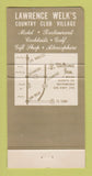Matchbook Cover - Lawrence Welk Country Village Inn Escondido CA 30 Strike