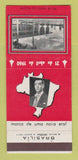 Matchbook Cover - Juscelino Kubitschek President of Brazil 1960  30 Strike