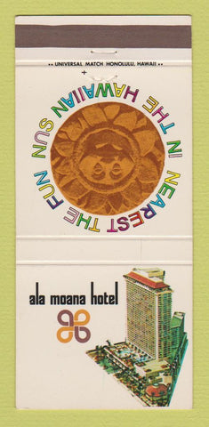 Matchbook Cover - Ala Moana Hotel Honolulu Hawaii 30 Strike