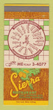 Matchbook Cover - Sierra Restaurant Bellflower CA 30 Strike