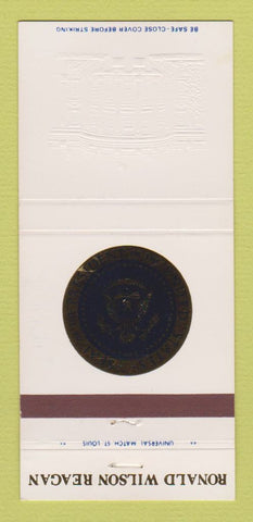 Matchbook Cover - Ronald Reagan President of the United States 30 Strike