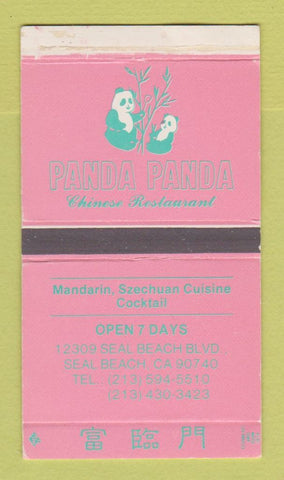 Matchbox - Panda Panda Chinese Restaurant Seal Beach CA