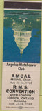 Matchbook Cover - RMS Convention AMCAL Fresno CA 1965