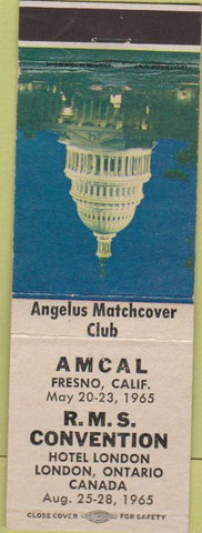 Matchbook Cover - RMS Convention AMCAL Fresno CA 1965