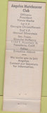 Matchbook Cover - RMS Convention AMCAL Fresno CA 1965