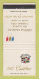 Matchbook Cover - 1967 Cadillac Cleveland OH 30 Strike