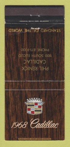 Matchbook Cover - 1968 Cadillac Phil Renick 30 Strike
