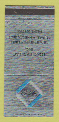 Matchbook Cover - Long Cadillac St Paul MN 30 Strike