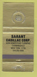 Matchbook Cover - Sarant Cadillac Farmingdale NY 30 Strike