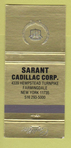 Matchbook Cover - Sarant Cadillac Farmingdale NY 30 Strike