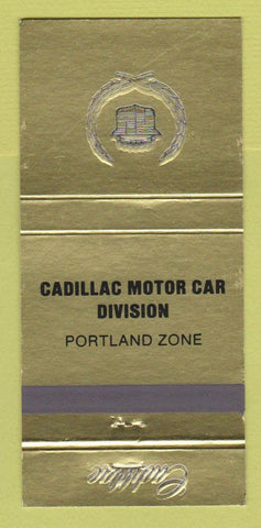 Matchbook Cover - Cadillac Motor Car Division Portland OR 30 Strike