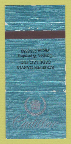 Matchbook Cover - Streeper Garvin Cadillac Casper WY WEAR 30 Strike