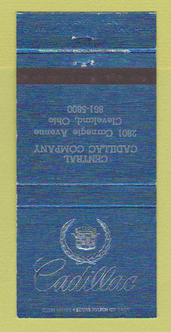 Matchbook Cover - Central Cadillac Cleveland OH 30 Strike