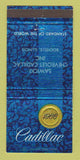Matchbook Cover - 1966 Cadillac Sawicki Chevrolet Rochelle IL 30 Strike