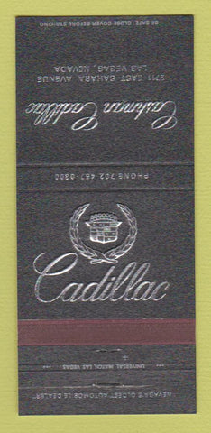 Matchbook Cover - Cashman Cadillac Las Vegas NV 30 Strike
