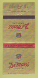 Matchbook Cover - DeMassi Cadillac Lyndhurst NJ 30 Strike