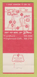 Matchbook Cover - DeMassi Cadillac Lyndhurst NJ 30 Strike